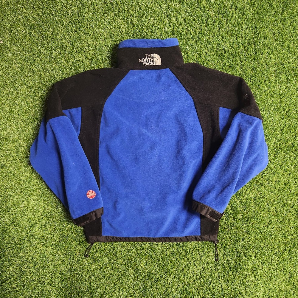 The North Face Summit Series Windstopper Fleece Jacket Mens Blue Black Full Zip - Picture 3 of 10
